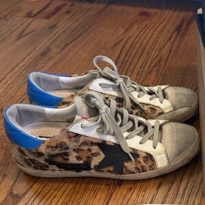 Golden Goose Superstars “Snow Leopard”